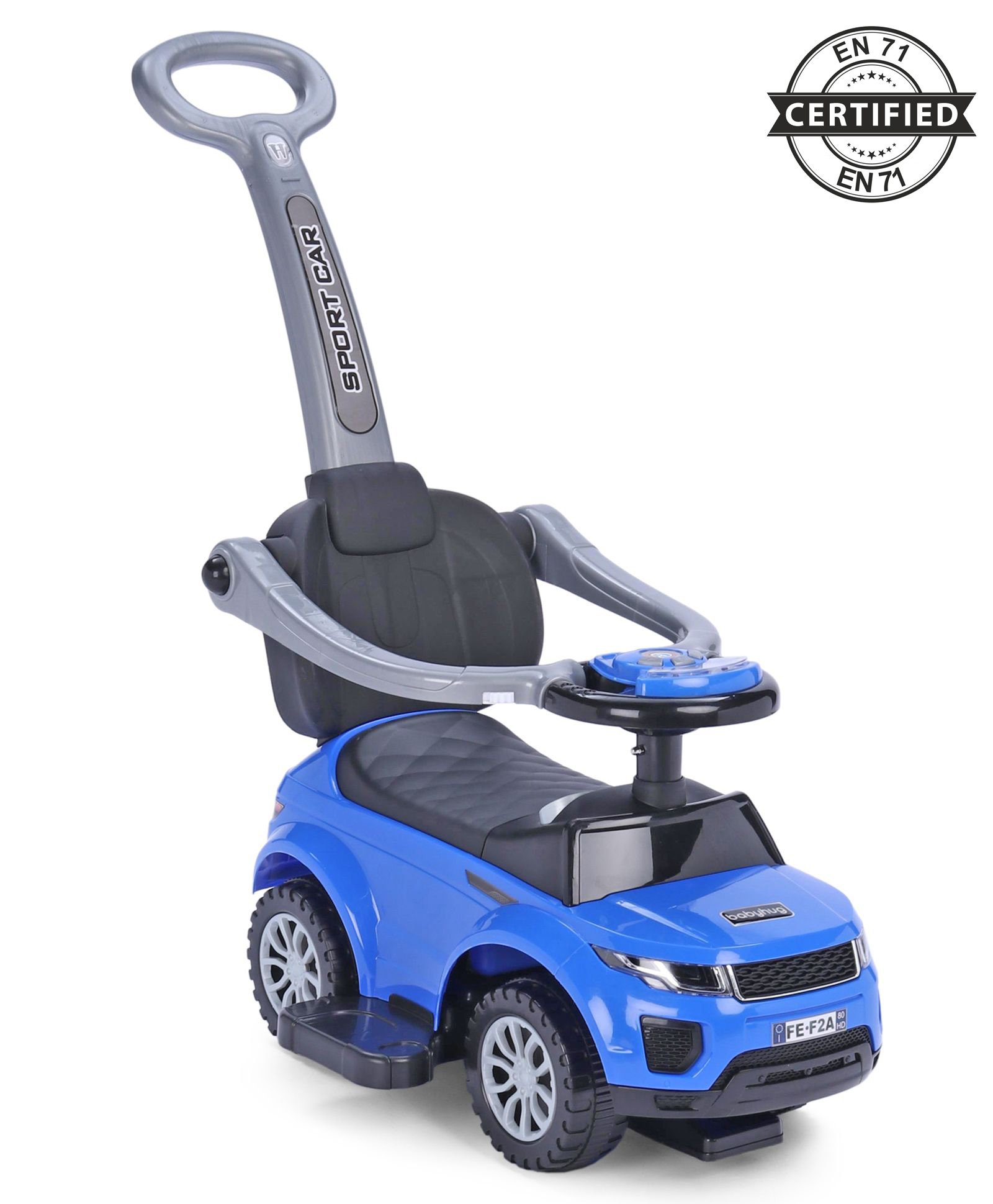 Manual Ride On Car With Parent Push Bar